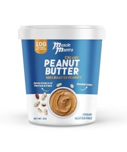 Unsweetened Peanut Butter – 100% Roasted Peanuts (1kg)