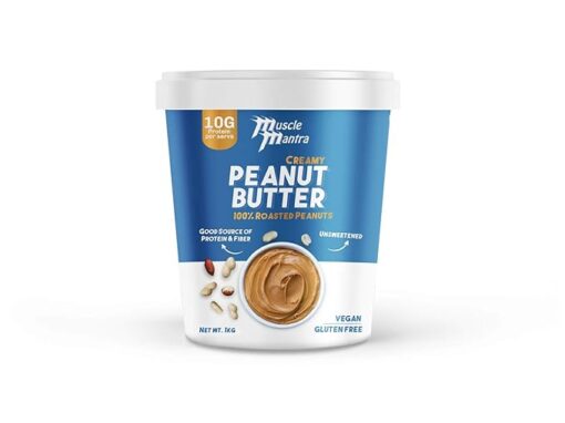 Unsweetened Peanut Butter – 100% Roasted Peanuts (1kg)