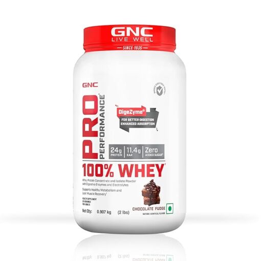 GNC Pro Performance Whey Protein – Chocolate Flavor