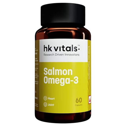HealthKart Salmon Omega-3 Fish Oil Capsules – 1000 mg