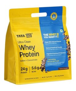 Tata 1mg Ultra Clean Whey Protein Isolate + Concentrate (Hazelnut Chocolate)